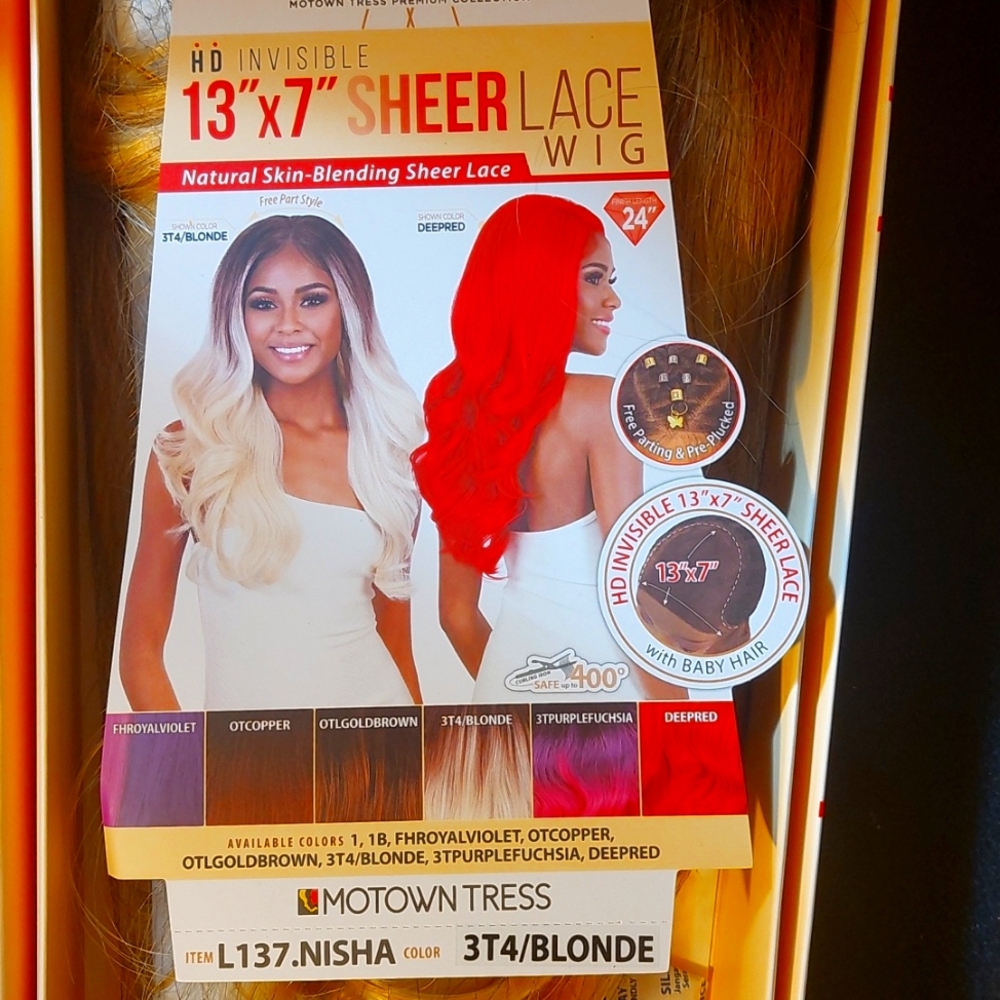 13"x7" Sheer Lace Wig